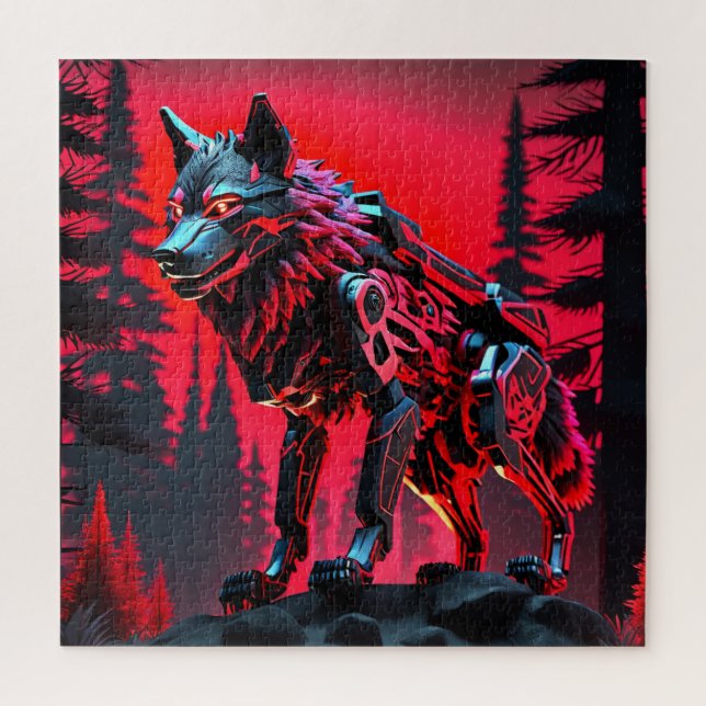 Quebra-cabeça Mecha Wolf (Vertical)