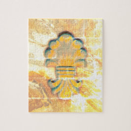 Quebra-cabeça Medalhão de Estilo Italiano Vintage