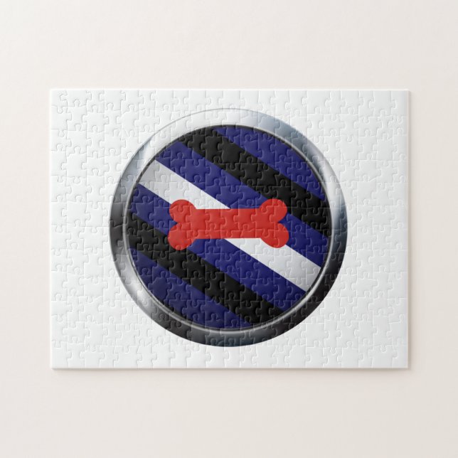 QUEBRA-CABEÇA MEDALLION DE ORGULHO DE PUPPY (Horizontal)