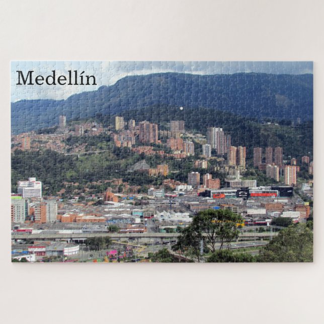 Quebra-cabeça medellín colinas (Horizontal)
