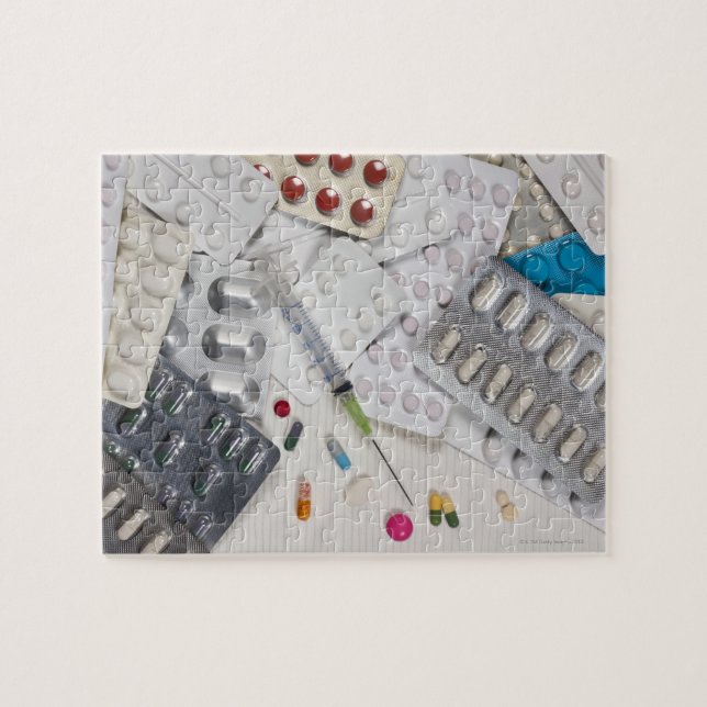 Quebra-cabeça Medicamentos utilizados no tratamento de medicamen (Horizontal)