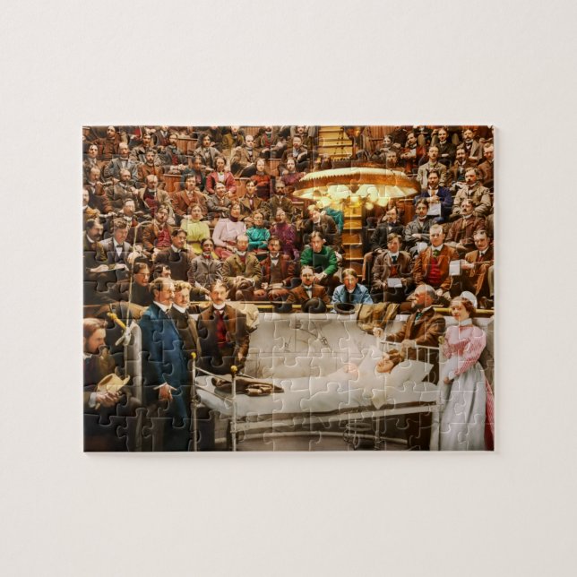 Quebra-cabeça Médico - Cirurgião - A prática torna perfeito 1900 (Horizontal)