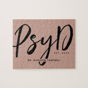 Quebra-cabeça Médico de PsyD Personalizado
