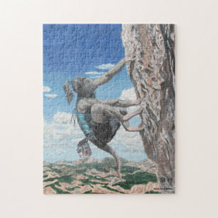 Quebra-cabeça médio da fantasia da escalada da