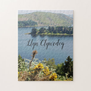 Quebra-cabeça Médio Llyn Clywedog Reservoir Welsh Souvenir - Pa