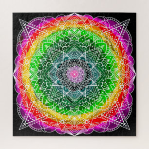 Quebra-cabeça Meditação de Arte bonito Prism Fantasy