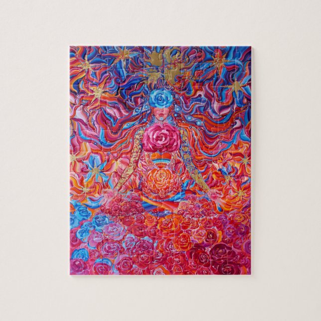 Quebra-cabeça Meditação Yoga (Vertical)