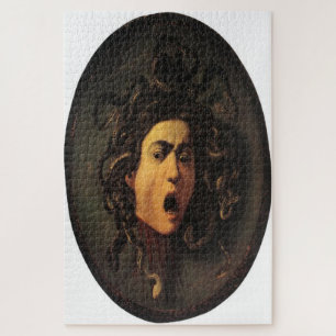 Quebra-cabeça Medusa (1596) apresentada por Caravaggio