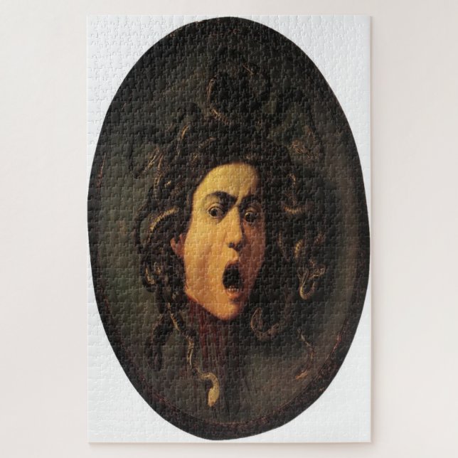 Quebra-cabeça Medusa (1596) apresentada por Caravaggio (Vertical)