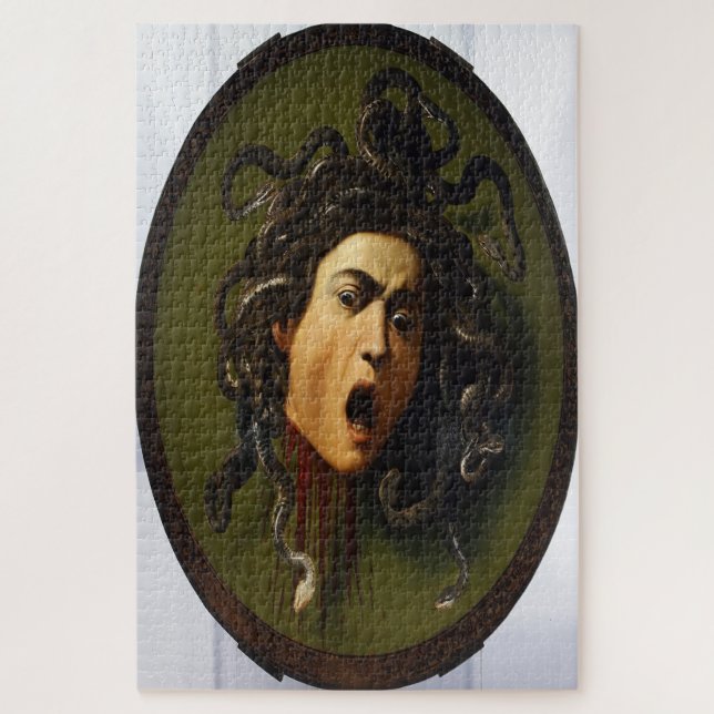 Quebra-cabeça Medusa (1597) apresentada por Caravaggio (Vertical)