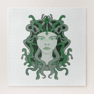 Quebra-cabeça Medusa Gorgo Cobra Gorgão Monstro Mitologia Grega