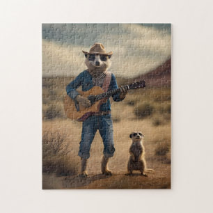 Quebra-cabeça Meerkat Duet: Aproximando-se em Harmonia,