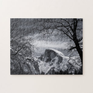 Quebra-cabeça Meia abóbada no vale do inverno Yosemite