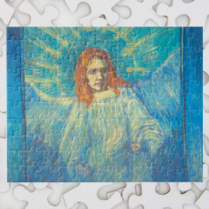 Quebra-cabeça Meia Figura de um Anjo por Vincent van Gogh