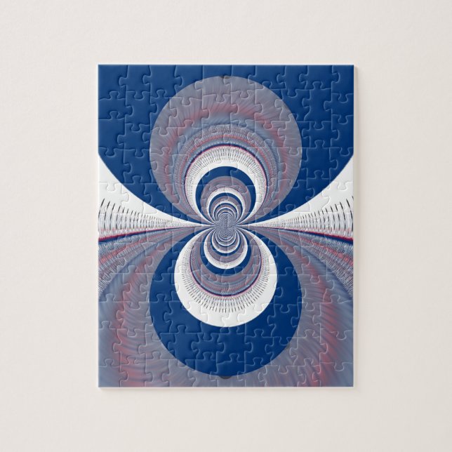 Quebra-cabeça Meio Azul (Vertical)