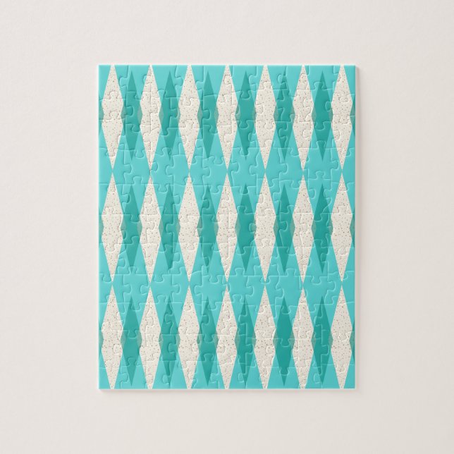 Quebra-cabeça meio século Modern Argyle (Vertical)