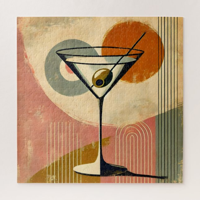 Quebra-cabeça Meio século Modern Art Martini (Vertical)