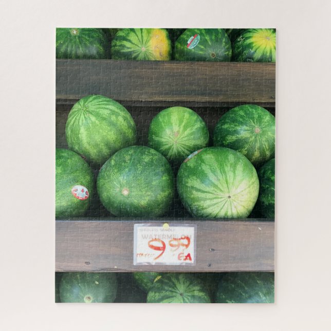 Quebra-cabeça Melancias para Venda Canto Bodega NYC Fotografia (Vertical)