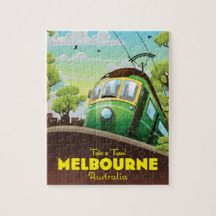 Quebra-cabeça Melbourne Austrália Tram