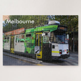 Quebra-cabeça Melbourne: bonde da cidade, Vitória, Austrália 