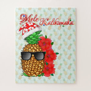 Quebra-cabeça Mele Kalikimaka Pineapple