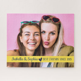 Quebra-cabeça Melhor Amigo Desde modelo de foto personalizada mo
