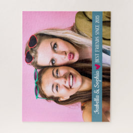 Quebra-cabeça Melhor Amigo Desde modelo de foto personalizado mo
