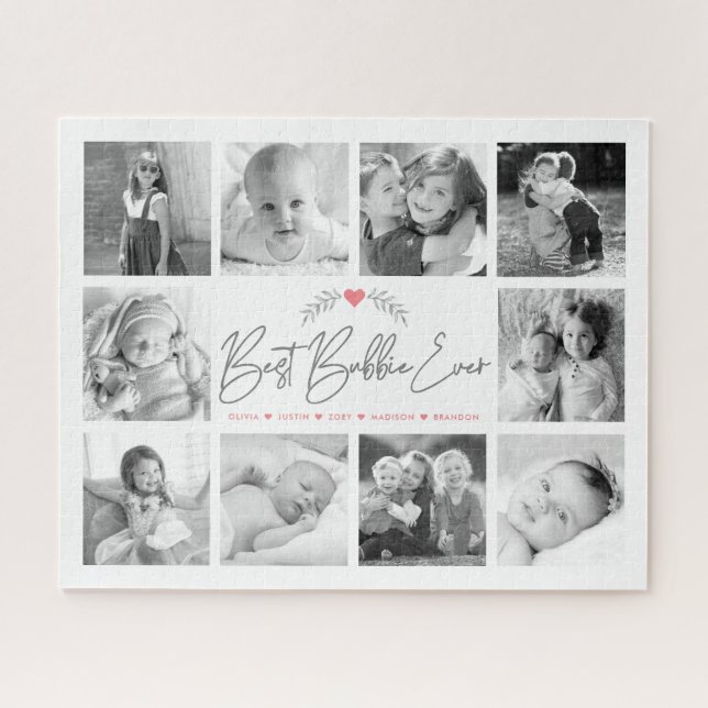 Quebra-cabeça Melhor Bubbie do Escritório 10 da Colagem de Fotos (Horizontal)