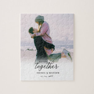 Quebra-cabeça Melhor Junto Script Fotografia Salvar A Data