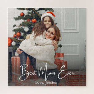 Quebra-cabeça Melhor Mãe Já Personalizada Foto