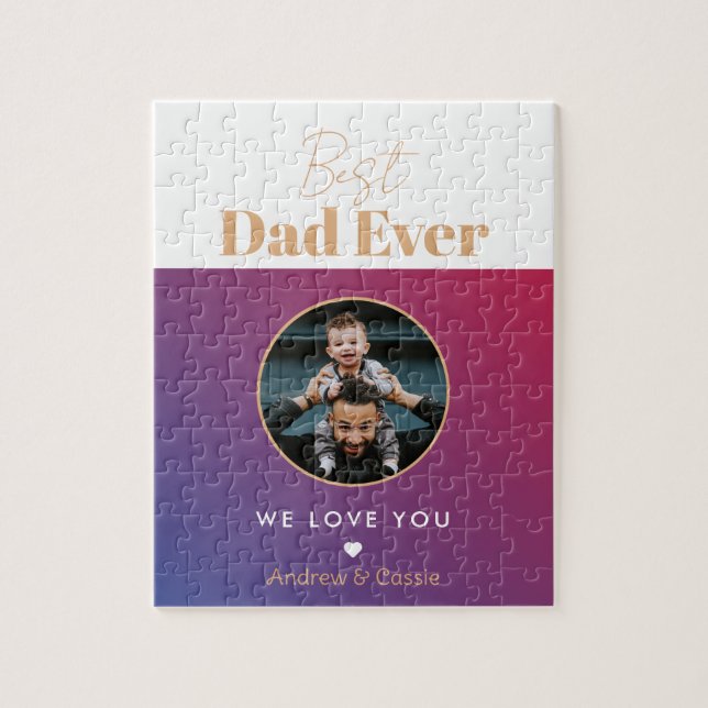 Quebra-cabeça Melhor pai de sempre (Vertical)