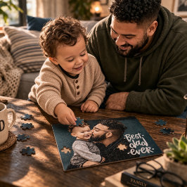 Quebra-cabeça Melhor Pai do Mundo Foto Personalizada Presente do