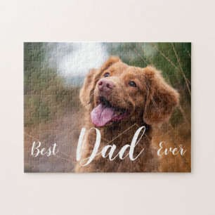 Quebra-cabeça Melhor Pai do Pai Cão Cachorro Pet Fotografia Cach