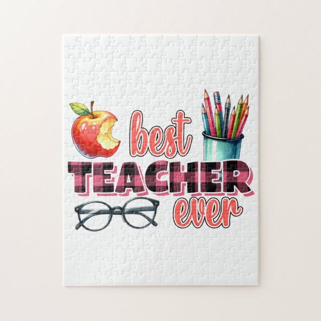 Quebra-cabeça Melhor Professor de Todos os Tempos (Vertical)