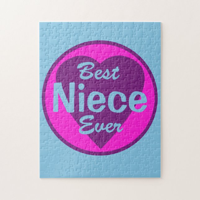 Quebra-cabeça Melhor sobrinha nunca (Vertical)