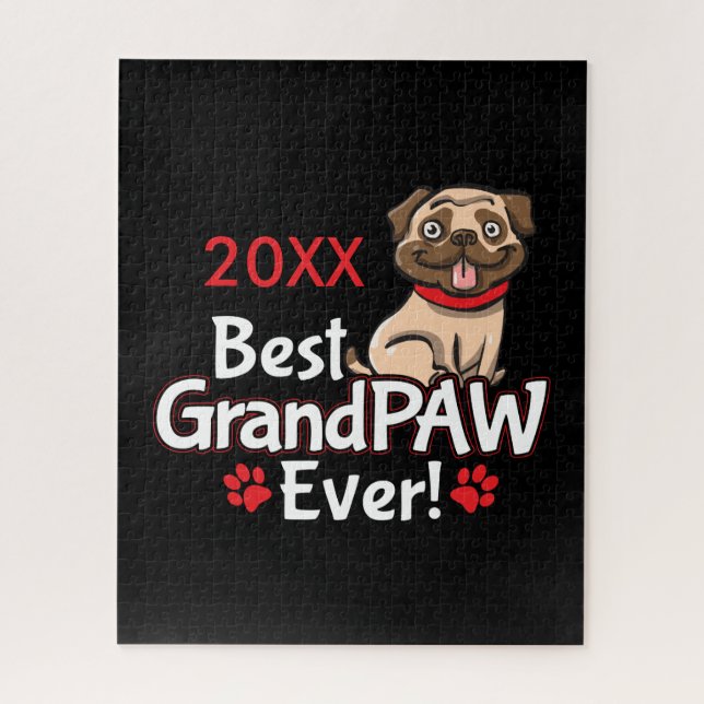 Quebra-cabeça Melhor Vovô GrandPAW Nunca (Vertical)