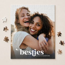 Quebra-cabeça Melhores Amigas Foto Personalizada