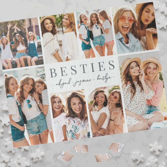 Quebra-cabeça Melhores Amigas Fotografia Colagem (Best Friends Bestites Photo Collage Jigsaw Puzzle)