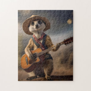 Quebra-cabeça Melodias da Savana A Meerkat Guitar Serenade,
