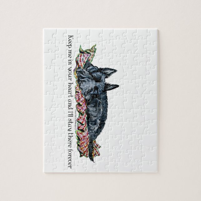 Quebra-cabeça Memória do Scottish Terrier (Vertical)