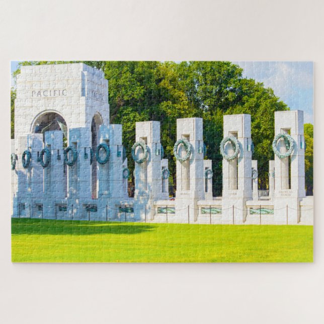 Quebra-cabeça Memorial da Segunda Guerra Mundial Washington (Horizontal)