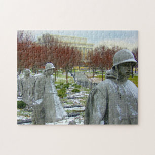 Quebra-cabeça memorial de guerra coreano