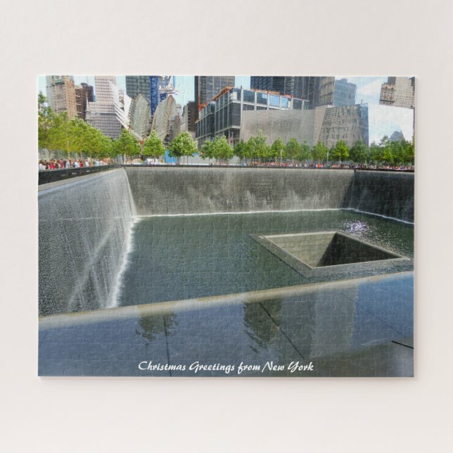 Quebra-cabeça Memorial Ground Zero Nova York. (Horizontal)