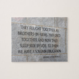 Quebra-cabeça Memorial Irmãos em Armas WW2