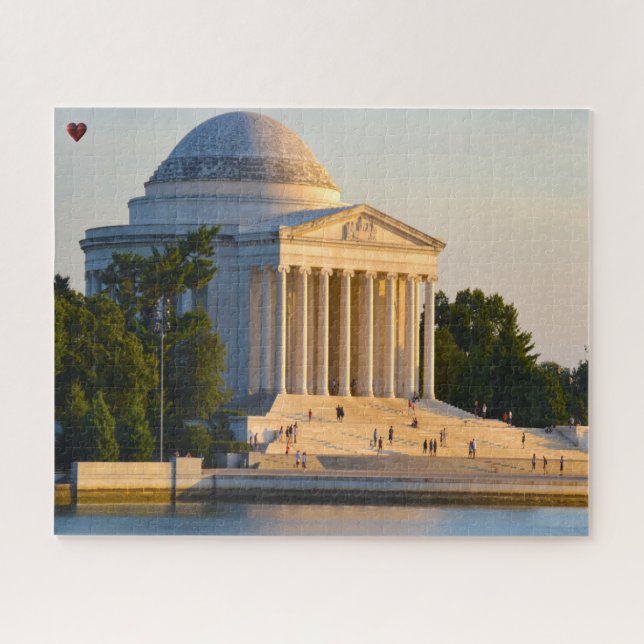 Quebra-cabeça Memorial Jefferson Washington (Horizontal)