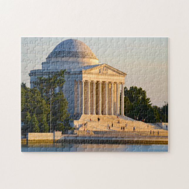 Quebra-cabeça Memorial Jefferson Washington. (Horizontal)
