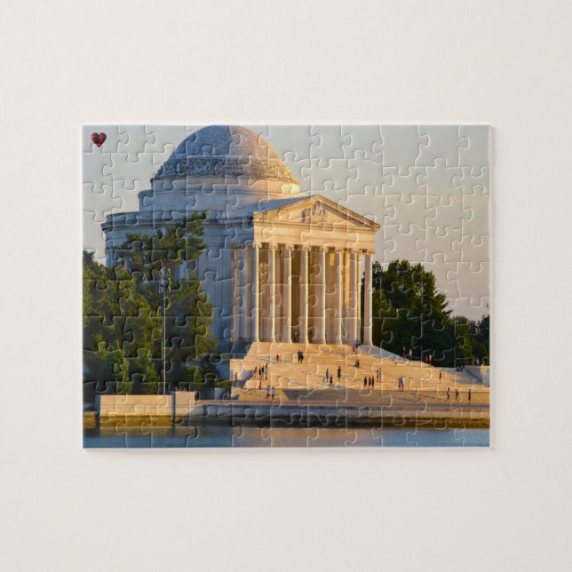Quebra-cabeça Memorial Jefferson Washington (Horizontal)