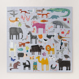 Quebra-cabeça Menagerie animal