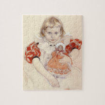 Menina bonita com boneca (Arte infantil)