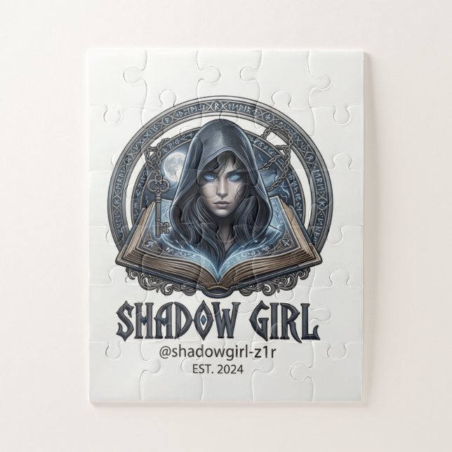 Quebra-cabeça menina das sombras (Vertical)
